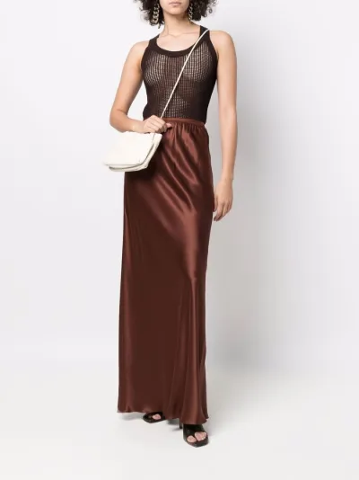 the row bourse leather clutch