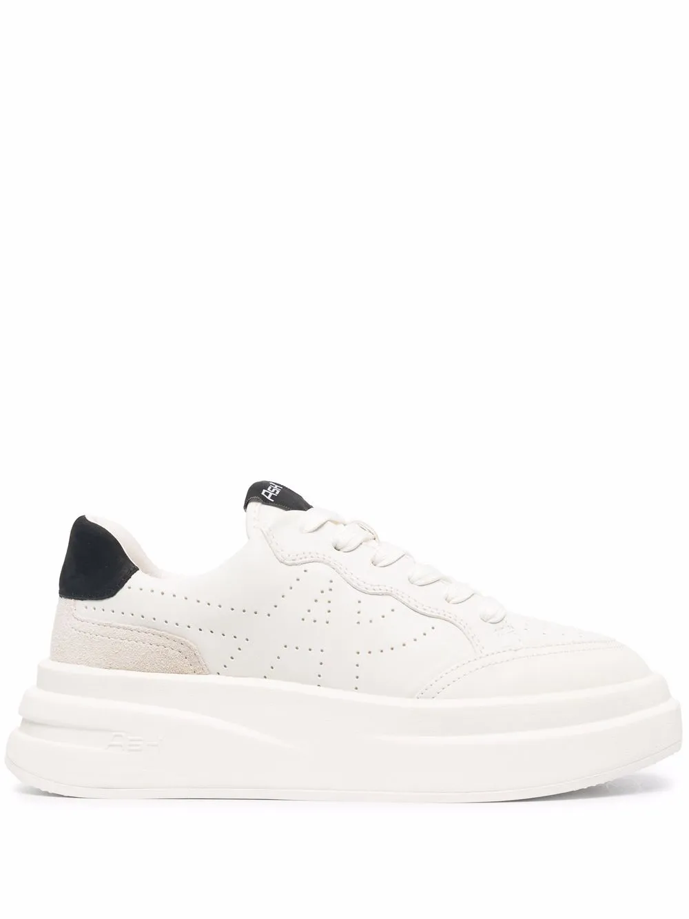 

Ash panelled lace-up sneakers - White