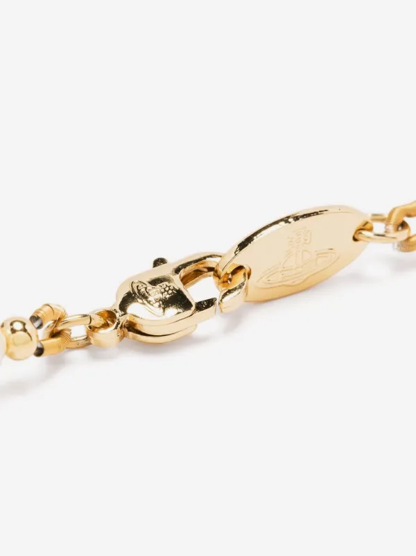Vivienne Westwood Bas Relief パールチェーン チョーカー | ホワイト 