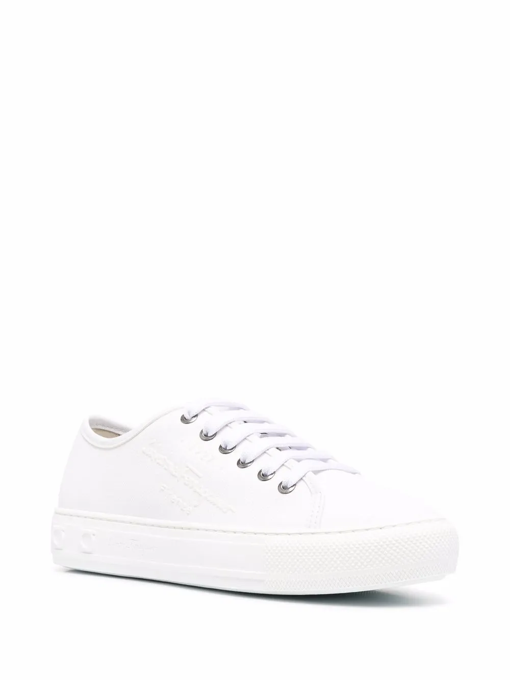 Ferragamo embossed-logo low-top sneakers | Low-Tops | Image 2