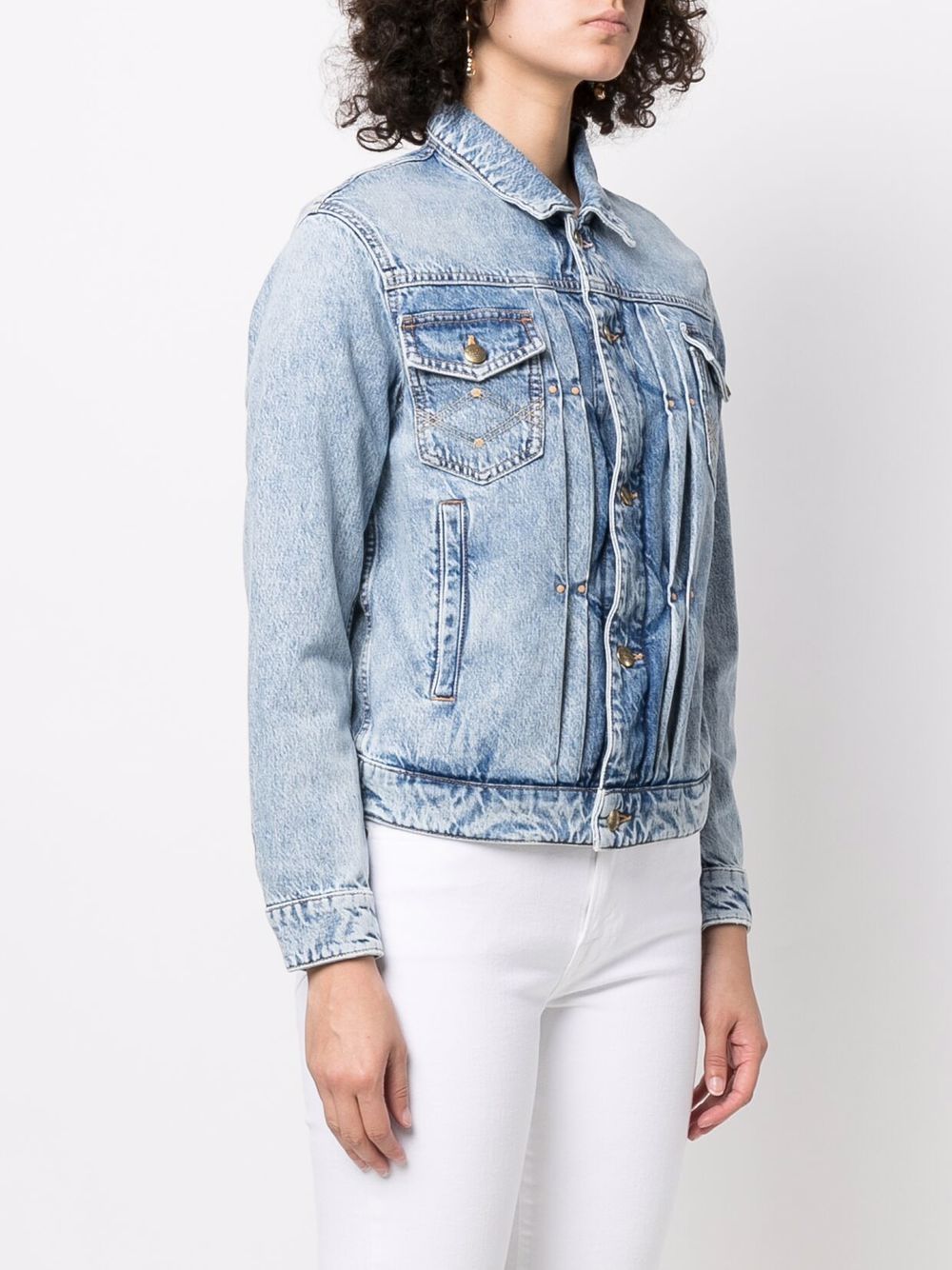 Washington Dee Cee pleat-detail Denim Jacket - Farfetch