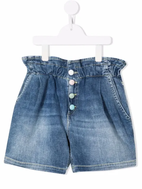 Dondup Kids شورت جينز بخصر مطاطي
