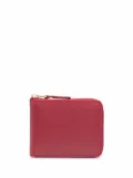 Comme Des Garçons Wallet bi-fold zipped leather wallet - Red