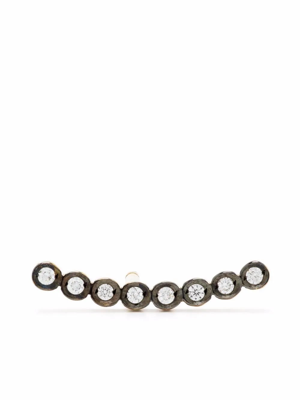

Yannis Sergakis arete en oro amarillo de 18kt con diamantes - Negro