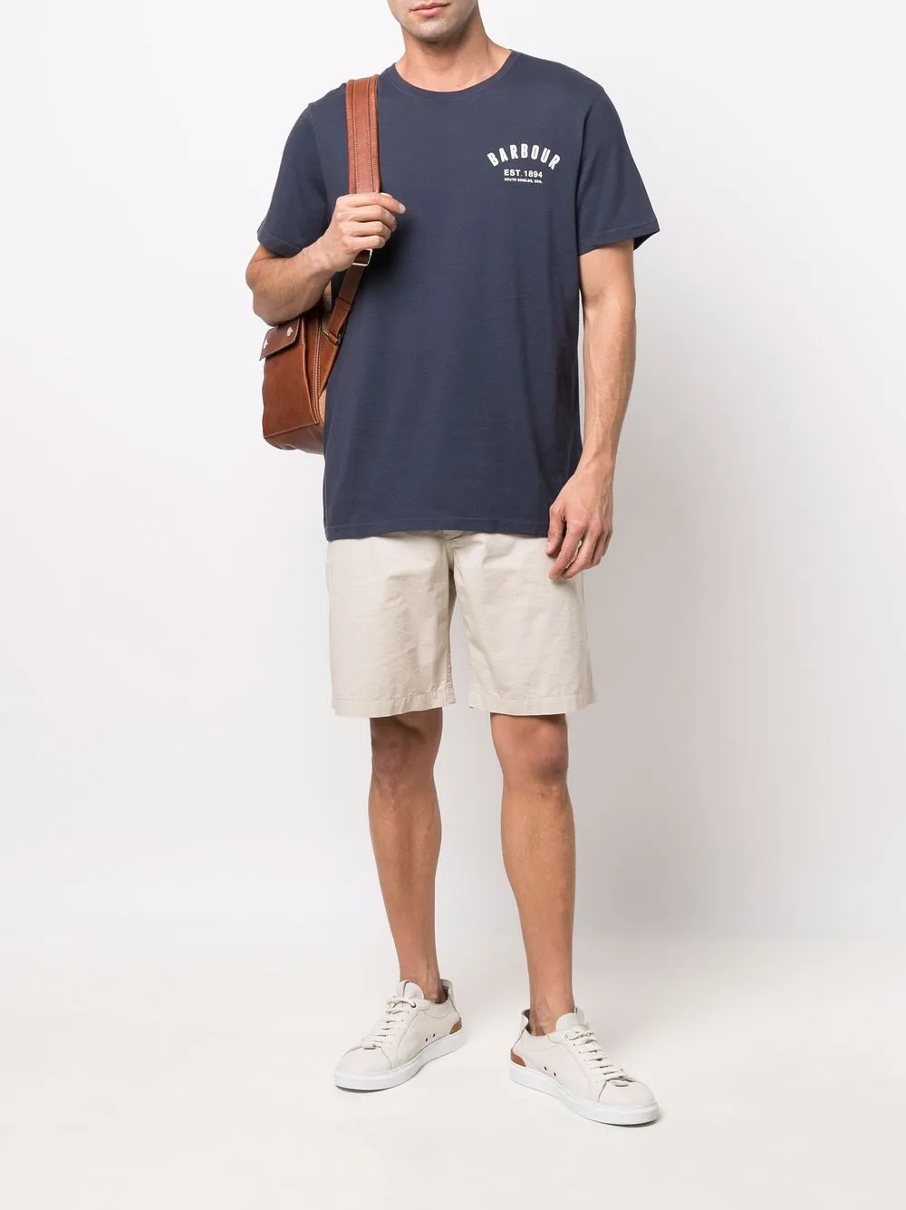 

Barbour chest logo-print T-shirt - Blue