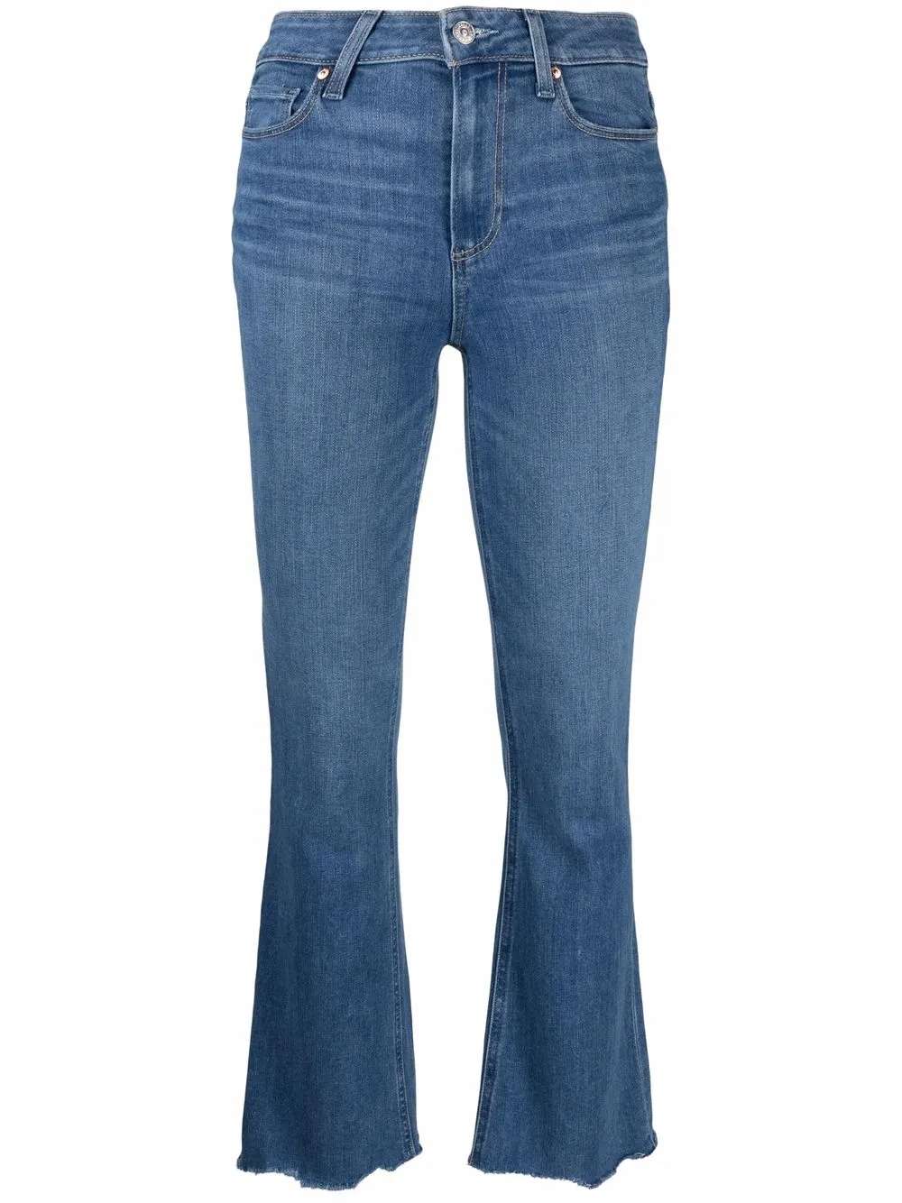 

PAIGE Colette high-rise flared jeans - Blue