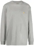 Carhartt WIP Chase embroidered-logo sweatshirt - Grey