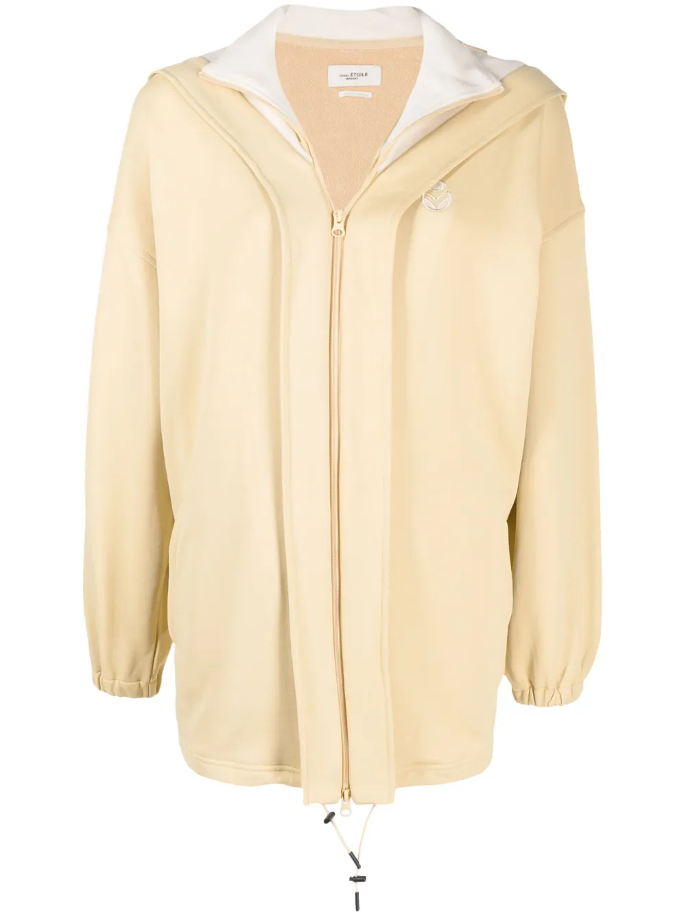 

Isabel Marant Étoile hoodie Islaya con logo bordado - Neutro