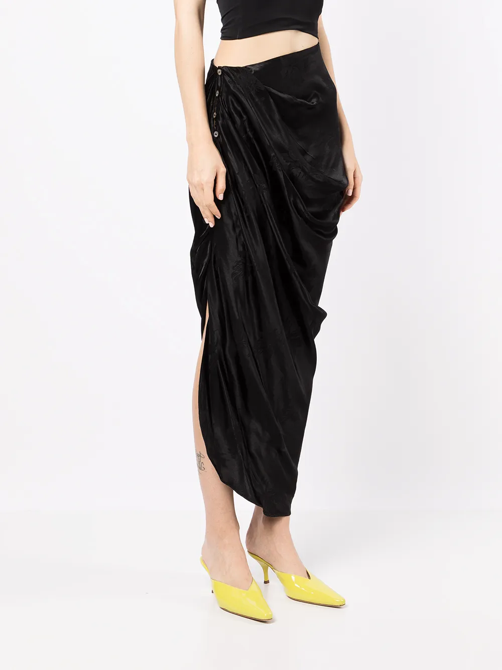 Yuhan Wang フローラル スカート - Farfetch