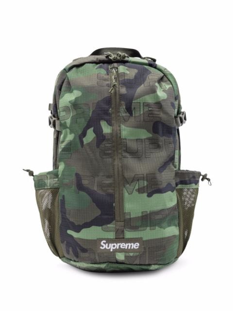 Supreme camouflage-print backpack