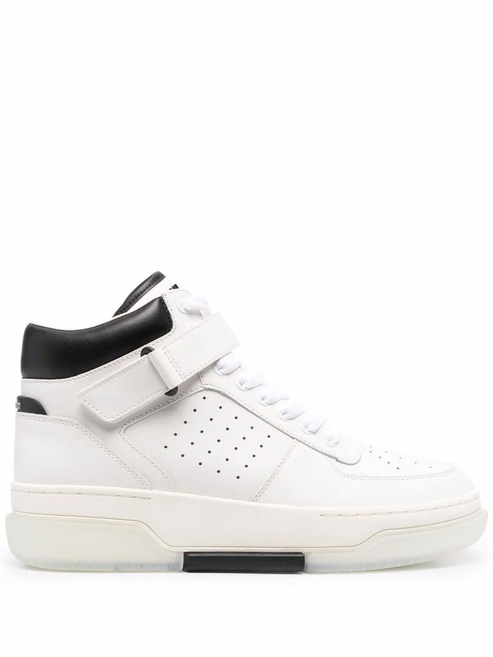 high top strap sneakers