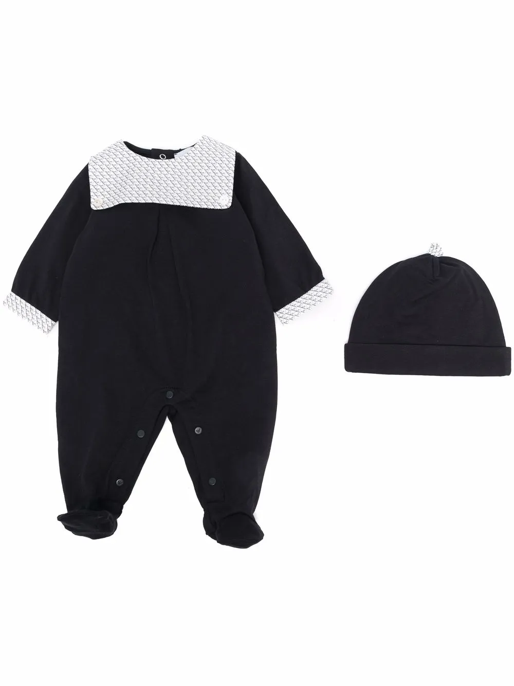 

Emporio Armani Kids pijama con monograma - Azul