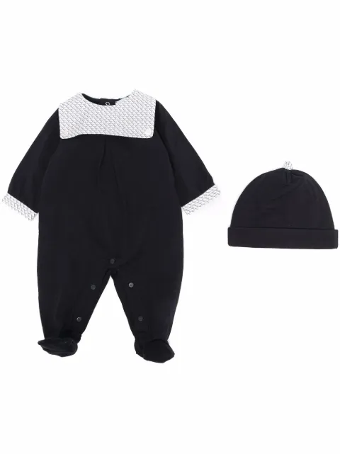 Emporio Armani Kids طقم بيجاما بنقش مونوغرام