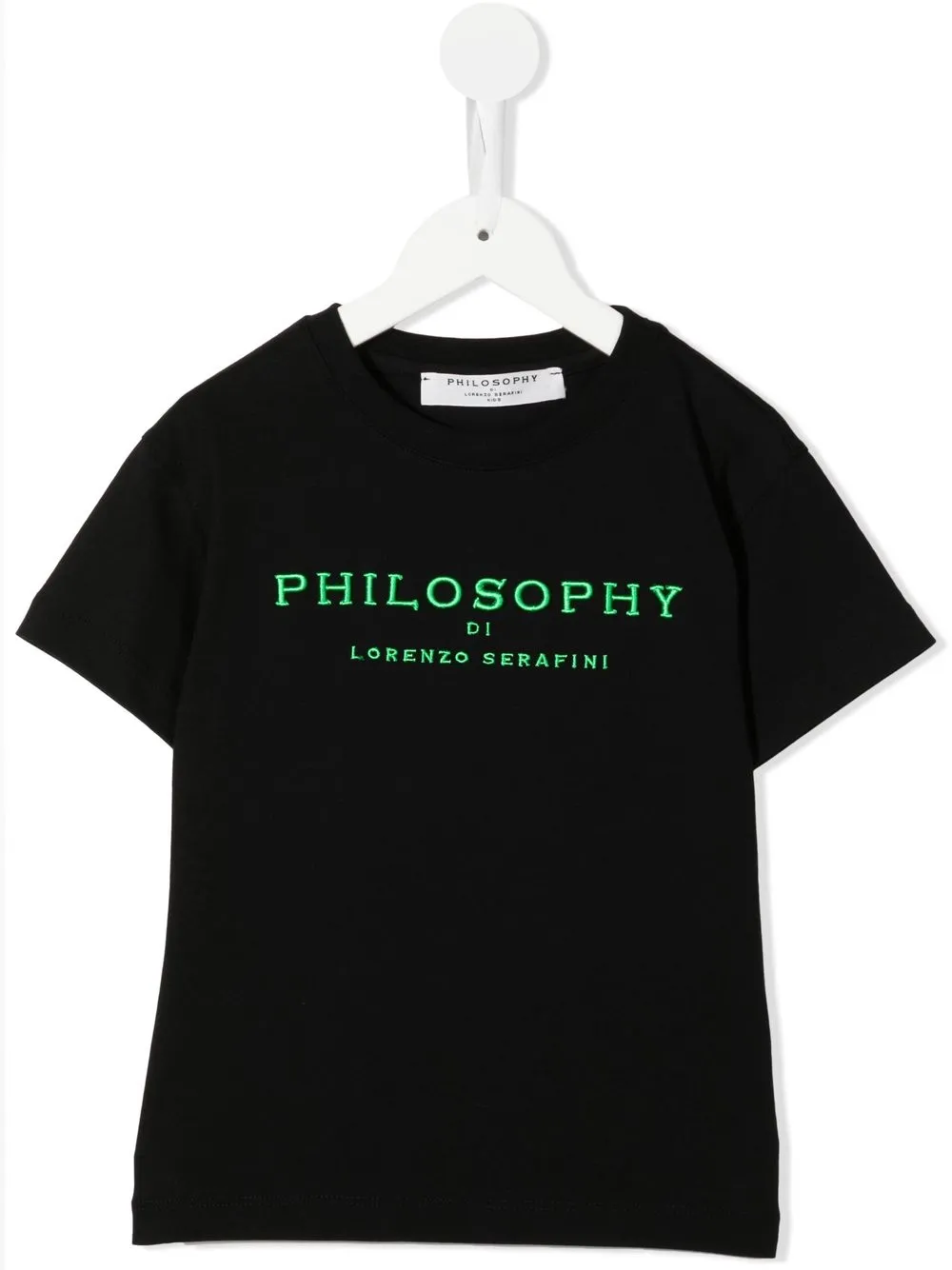 

Philosophy Di Lorenzo Serafini Kids logo-print detail T-shirt - Black