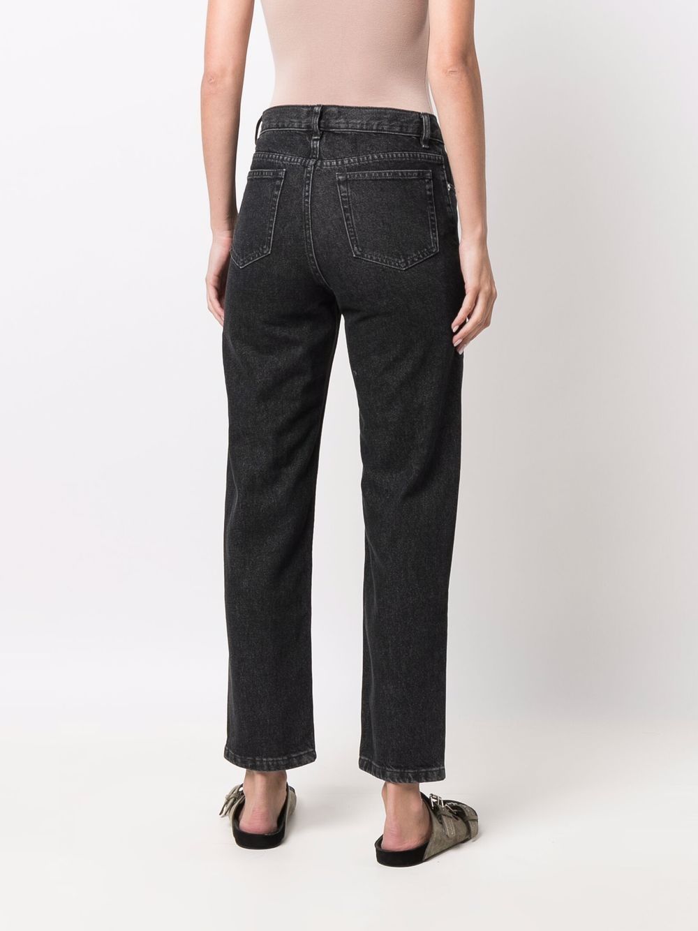 A.P.C. mid-rise straight-leg denim jeans Women