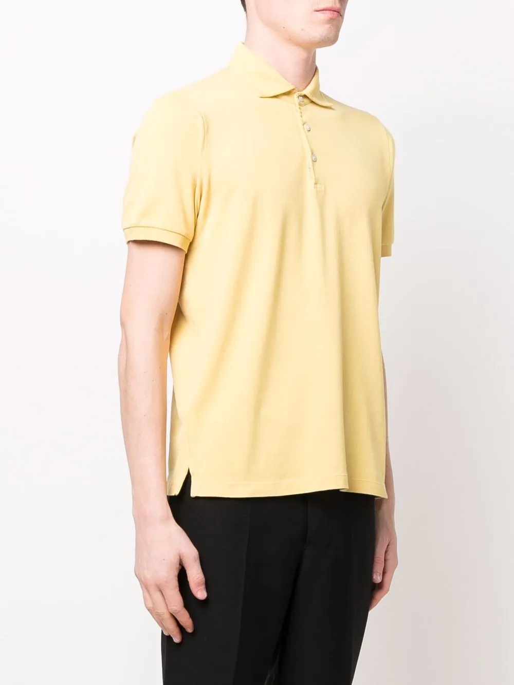 Mauro Ottaviani Short-sleeved Polo Shirt In Yellow