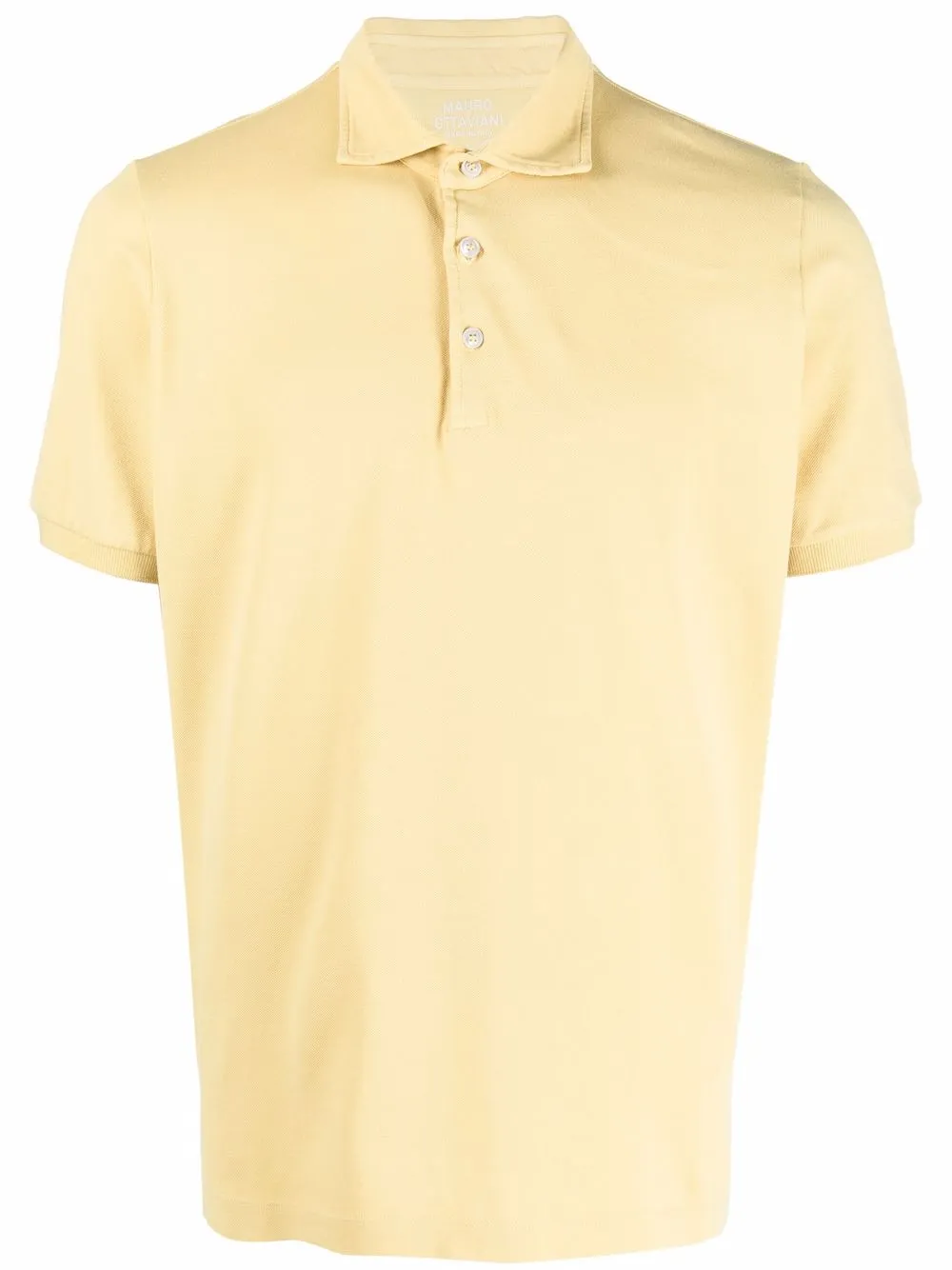 Mauro Ottaviani Short-sleeved Polo Shirt In Yellow