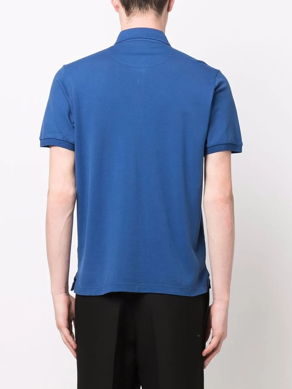 Mauro Ottaviani Short-sleeved Polo Shirt In Blue