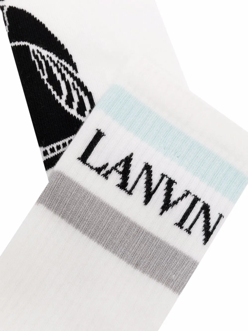 Lanvin logo intarsia-knit socks | Image 2