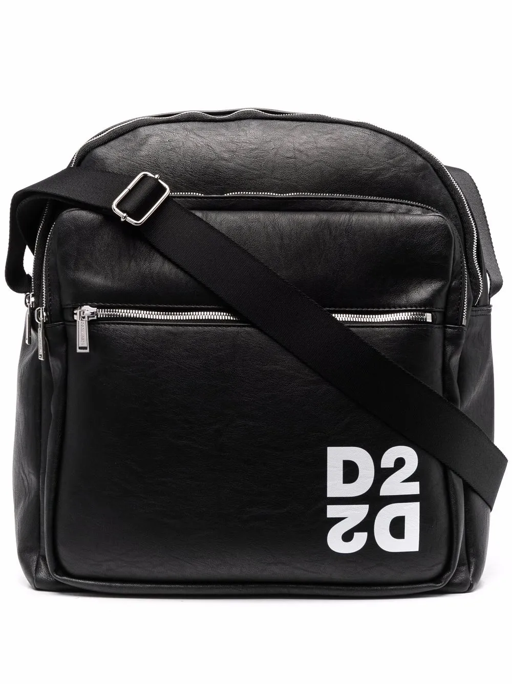 

Dsquared2 bolsa de hombro con logo estampado - Negro