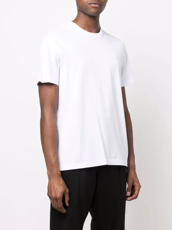 【関税＆送料込み】Moncler Plain Cotton T-Shirt Moncler - Logo cotton t-shirt black - The Corner