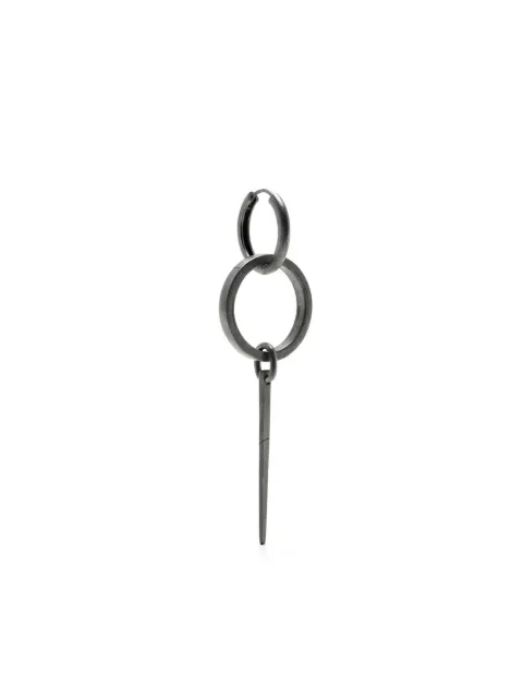 Parts of Four double-design hoop earring