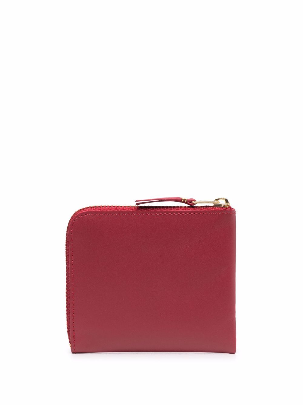 Comme Des Garçons Wallet zip-up leather wallet - Red