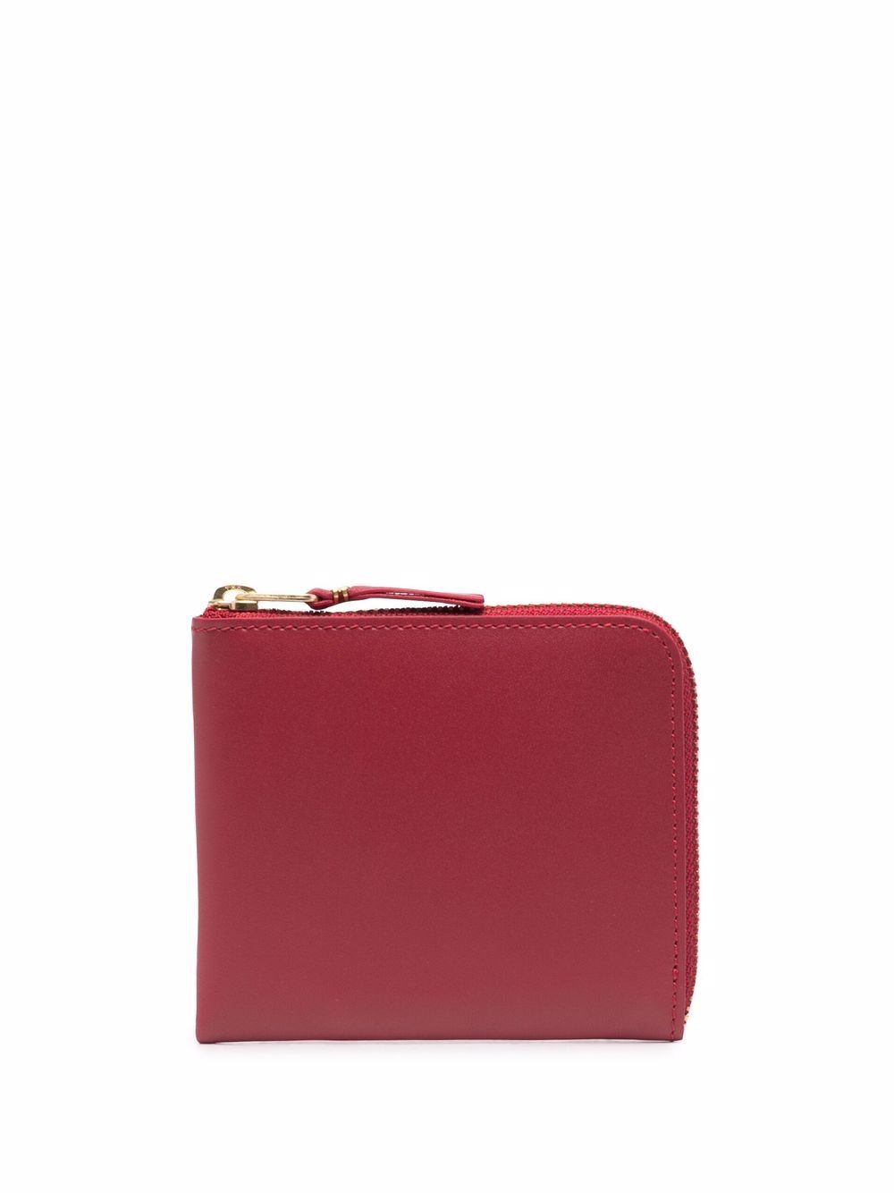 Comme Des Garçons Wallet zip-up leather wallet - Red