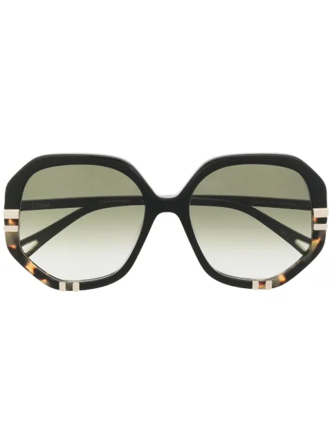 Chloé Eyewear oversized round-frame sunglasses