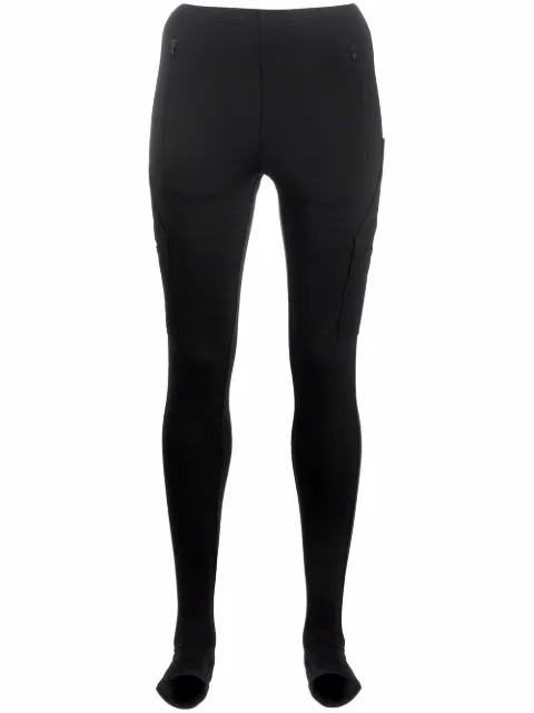 WARDROBE.NYC multi-pocket slip-on leggings 