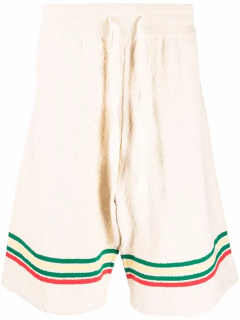 Jil Sander stripe-print shorts