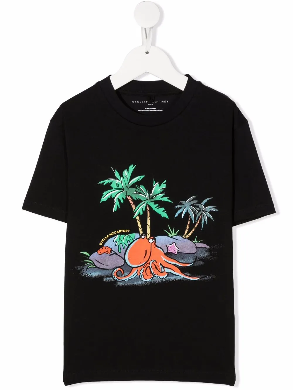 

Stella McCartney Kids playera con estampado gráfico - Negro