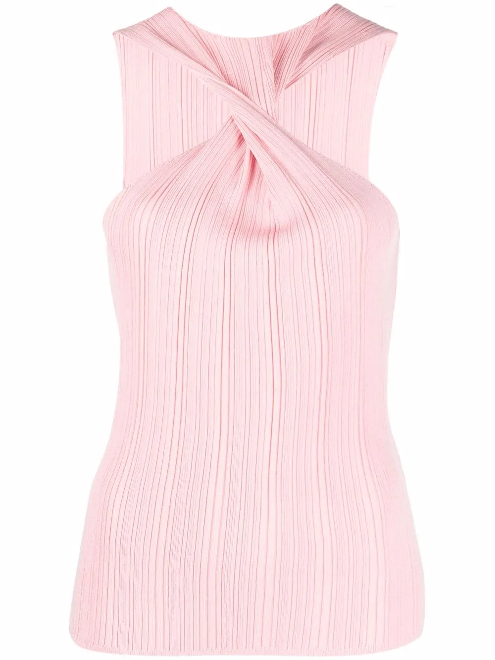 

12 STOREEZ twist-front tank top - Pink