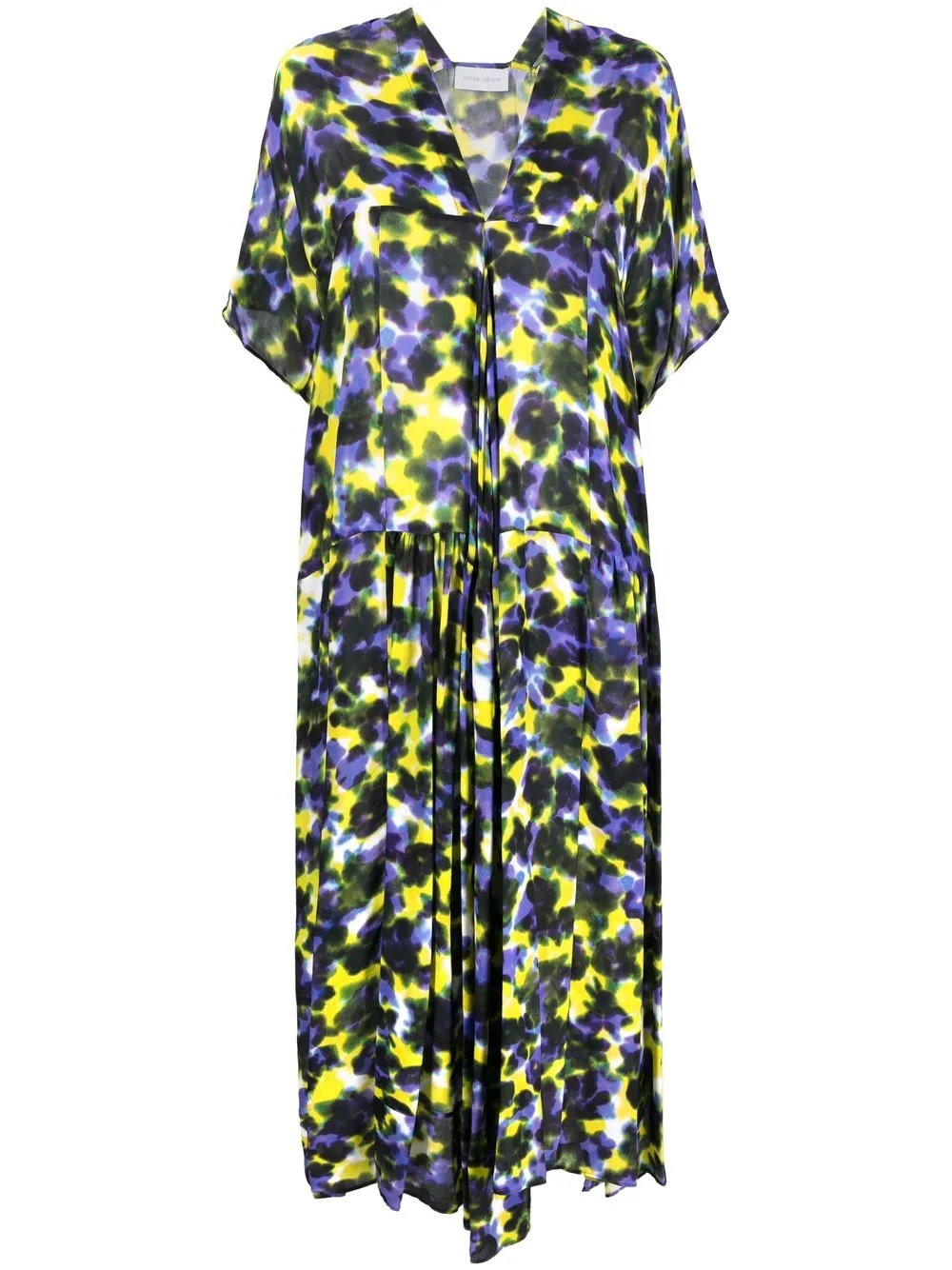 

Christian Wijnants floral-print silk dress - Purple