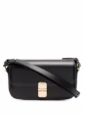 A.P.C. Grace leather shoulder bag - Black