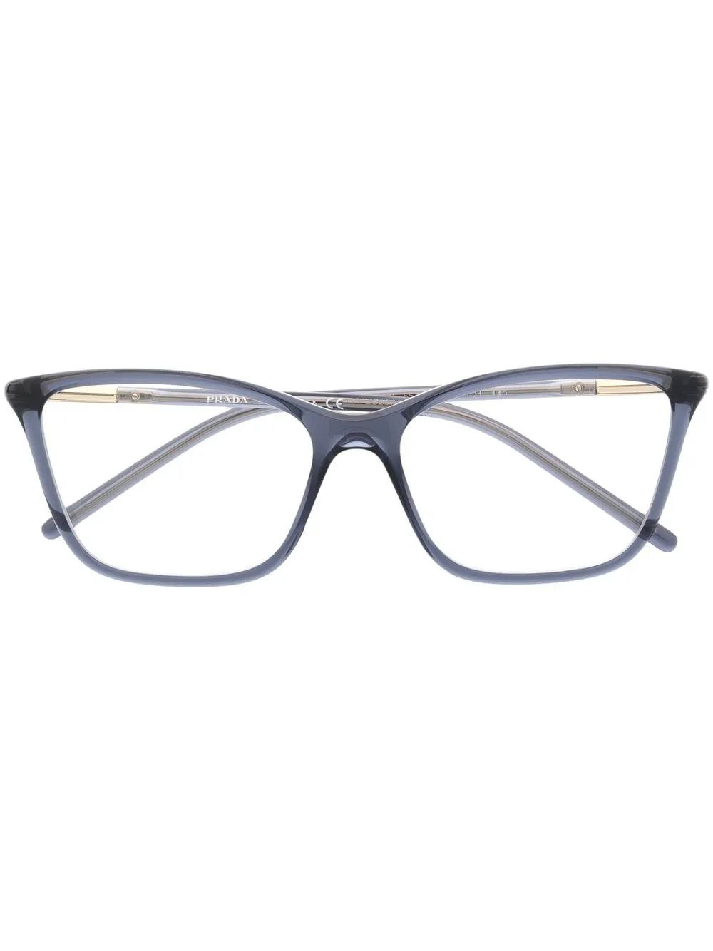 

Prada Eyewear lentes con armazón cuadrada - Azul