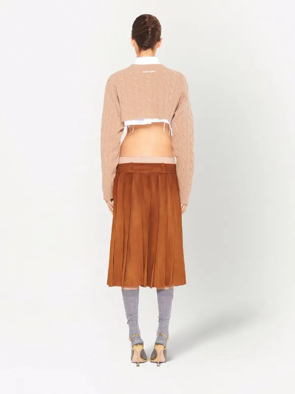 MIU MIU クラブ セーター MIU MIU/ミュウミュウ通販 | ウールxカシミヤ セーター【送料無料