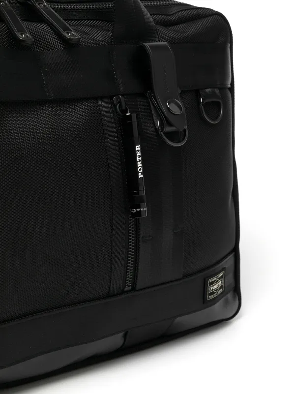 Porter-Yoshida & Co. Panelled Laptop Bag | Black | FARFETCH