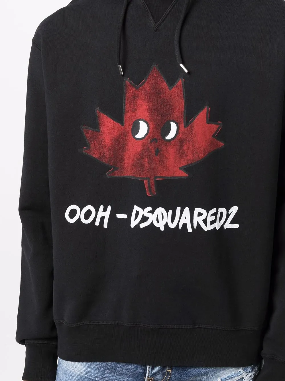 Dsquared maple best sale leaf hoodie