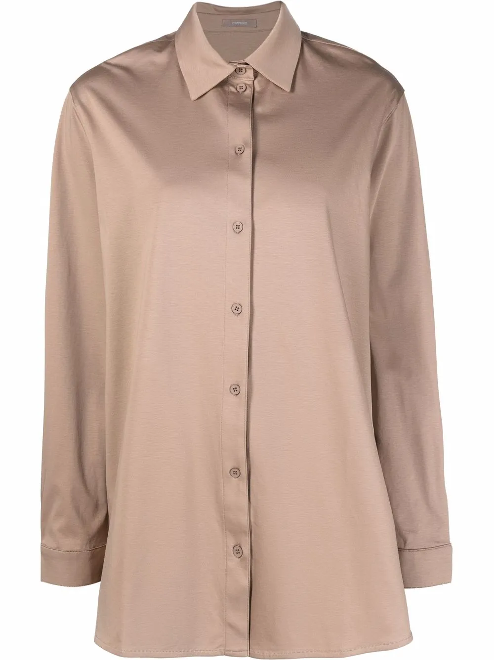 

12 STOREEZ long-sleeve jersey shirt - Neutrals