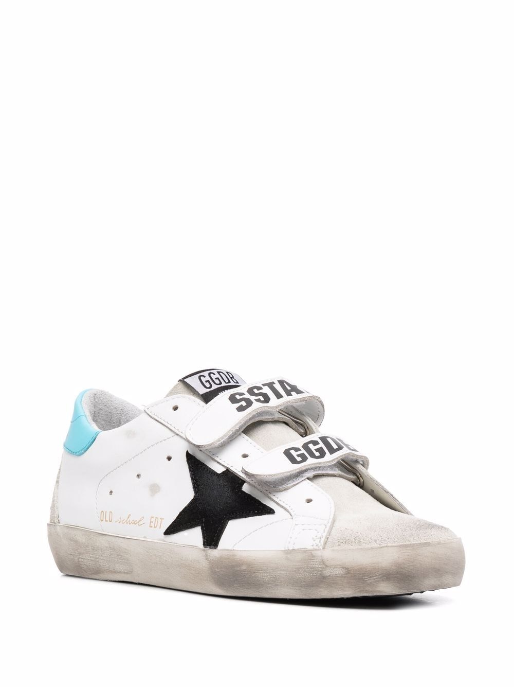 Golden Goose Super-Star sneakers met klittenband - Wit