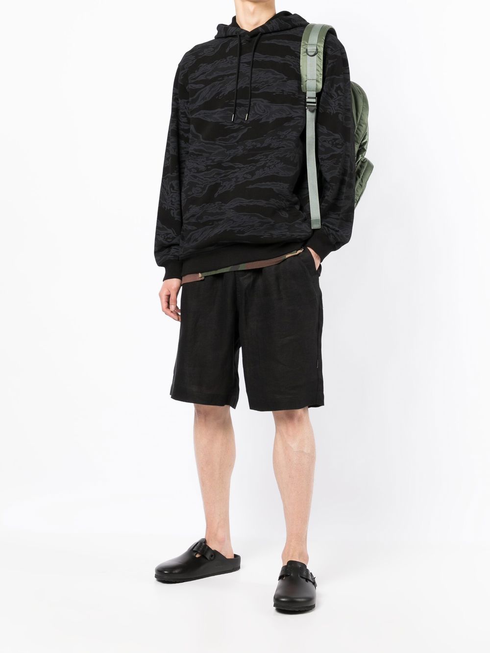 Maharishi Knielange shorts - Zwart