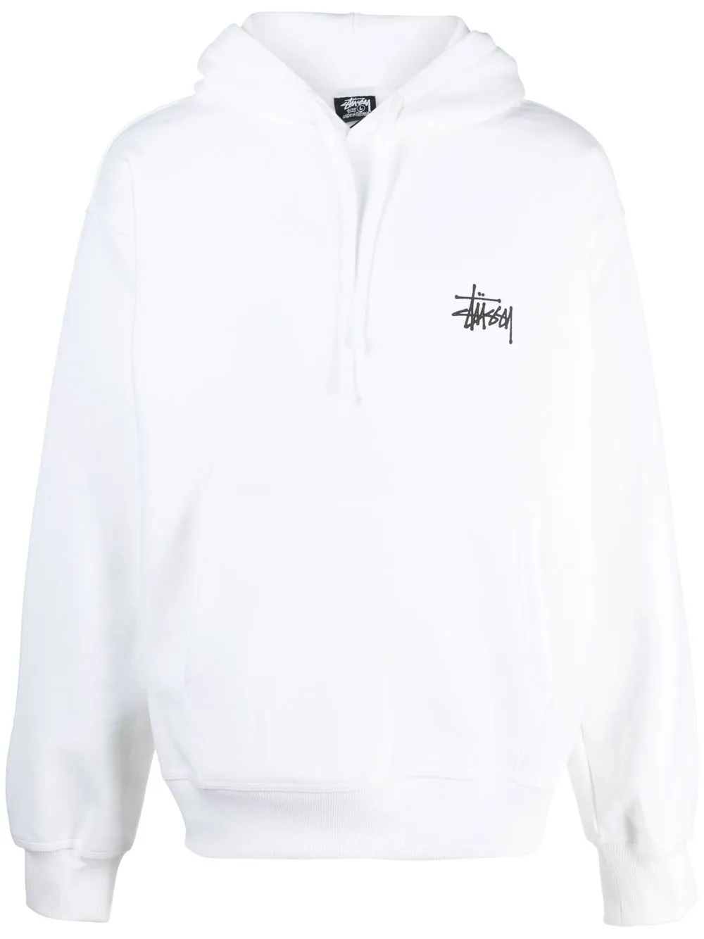 

Stüssy chest logo-print hoodie - White