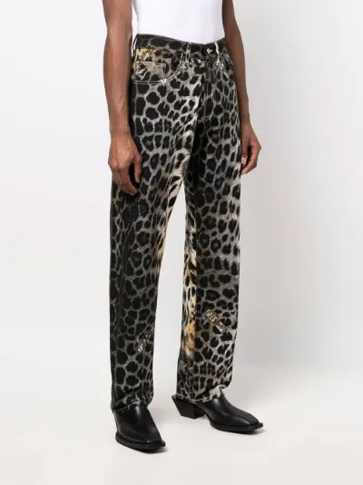 leopard-print trousers | Aries | Eraldo.com