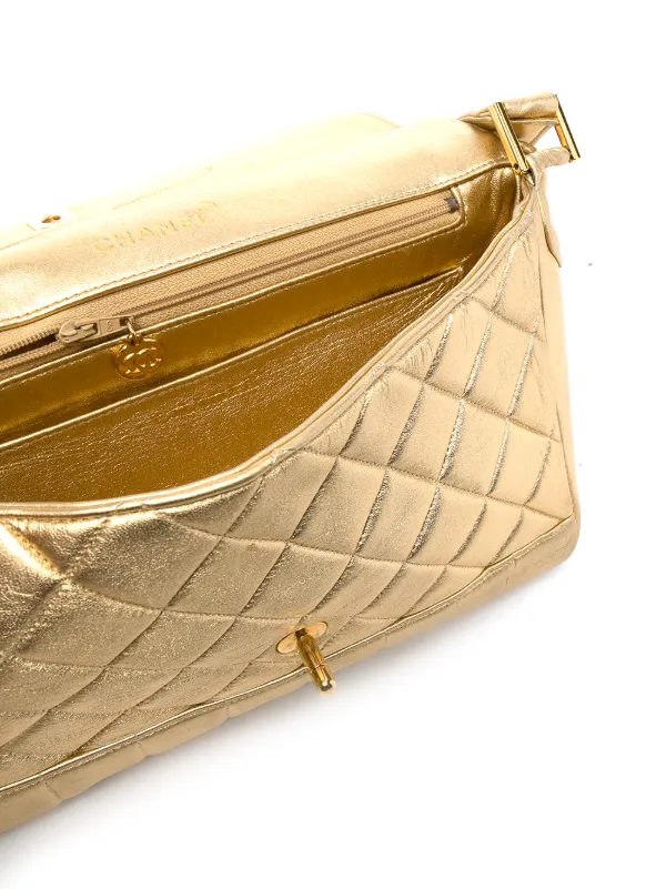 シャネル 30年前ゴールド キルティング バッグ CHANEL ゴールド キルティング ショルダーバッグ - メルカリ