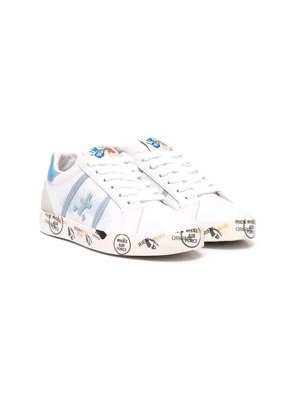 

Premiata Kids tenis Andy - Blanco