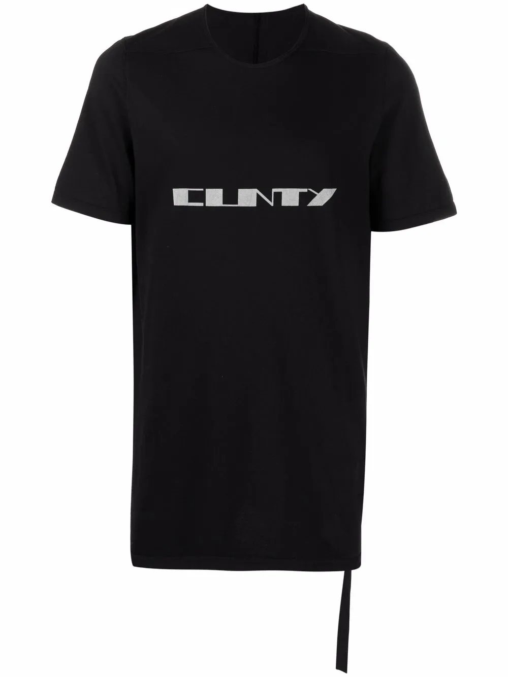 

Rick Owens DRKSHDW playera con texto estampado - Negro