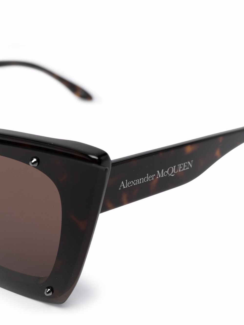 Alexander McQueen Eyewear tortoiseshell cat-eye sunglasses Men