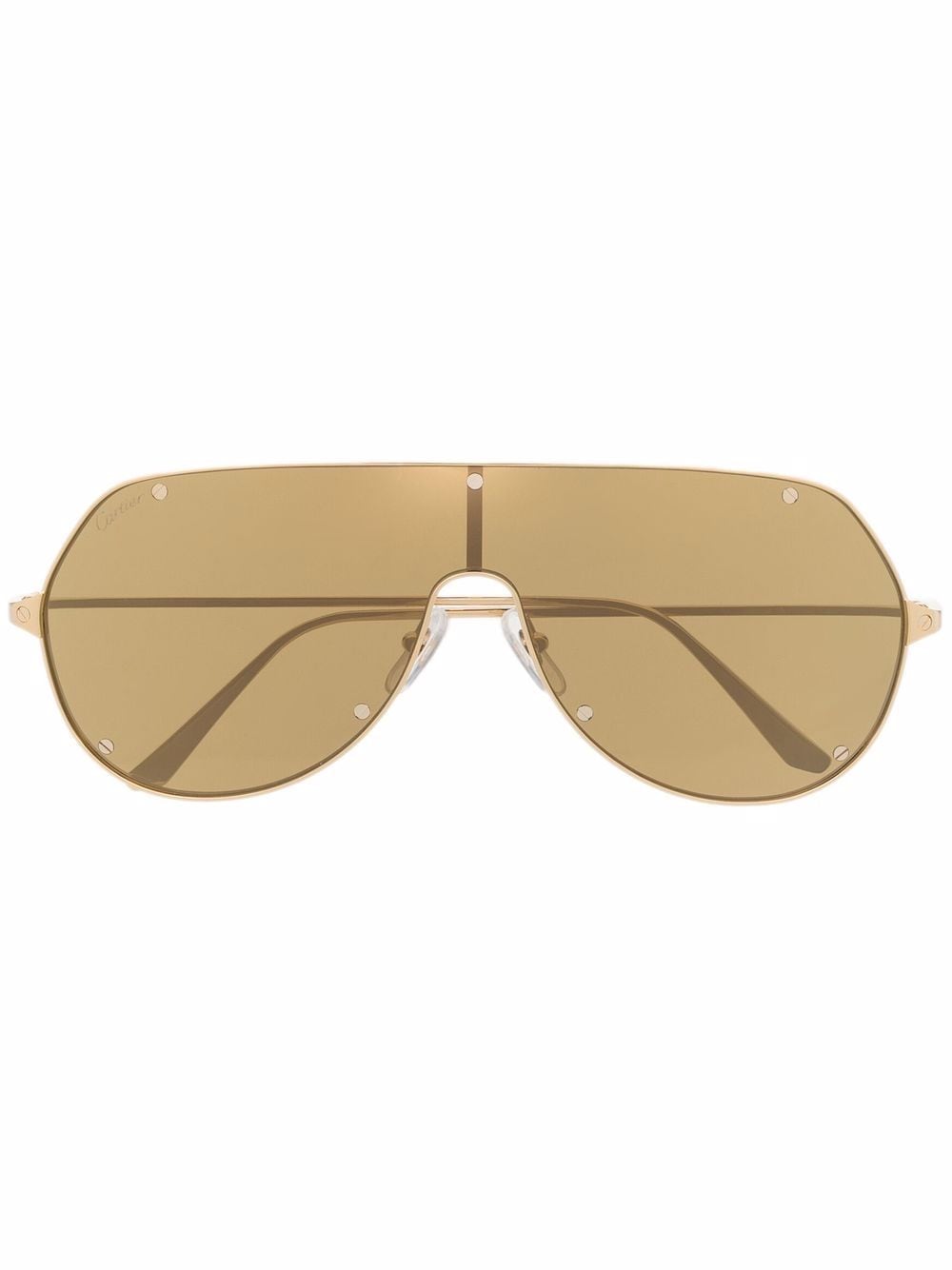Image 1 of Cartier Eyewear tinted pilot-frame sunglasses