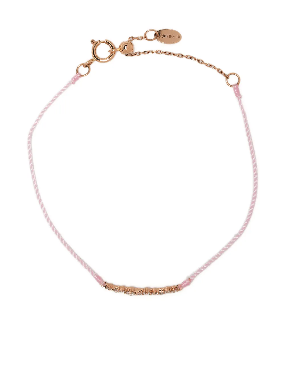 

Ruifier pulsera con cable Scintilla Deca Ray en oro rosa de 18kt con diamantes - Rosado